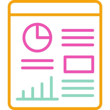 seo modern simgesinin vektör illüstrasyonu