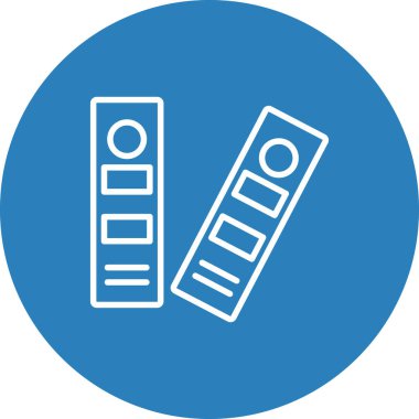 Dosyalar. Web simgesi vektör illüstrasyonu