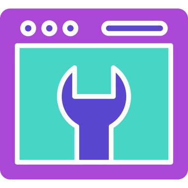 seo modern simgesinin vektör illüstrasyonu