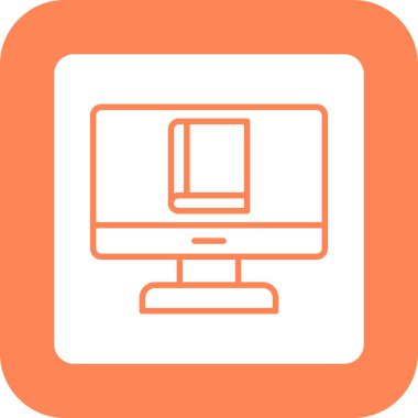 Bilgisayar. Web simgesi vektör illüstrasyonu