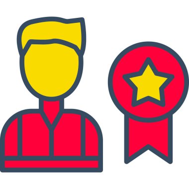 yıldız simgesi vektör illüstrasyonu