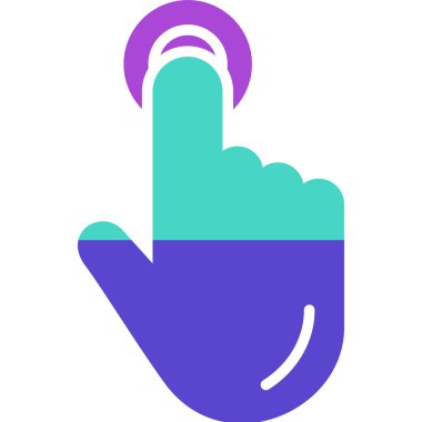 el simgesi vektör illüstrasyonu