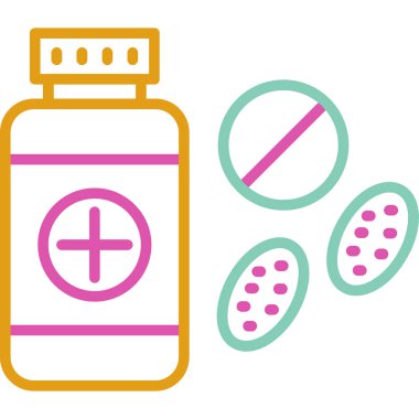 Haplar. Web simgesi basit illüstrasyon