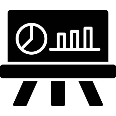 iş ve finans vektör simgesi.