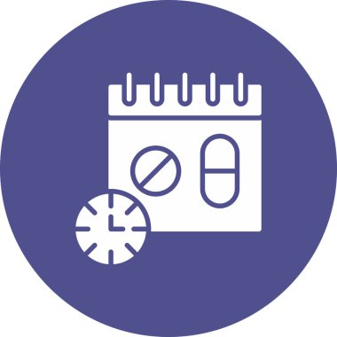 Takvim. Web simgesi basit illüstrasyon