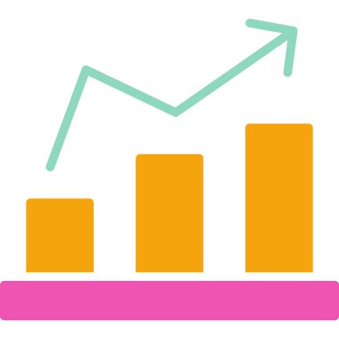 grafik ikonu vektör illüstrasyonu