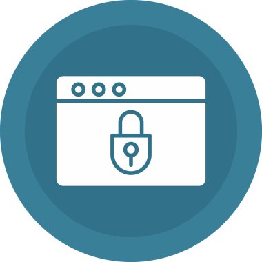 kilit simgesi, vektör illüstrasyonu