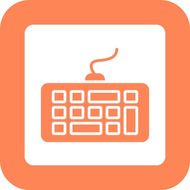 Bir kahve makinesi simgesinin vektör çizimi