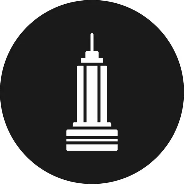 Modern yapı simgesinin vektör illüstrasyonu