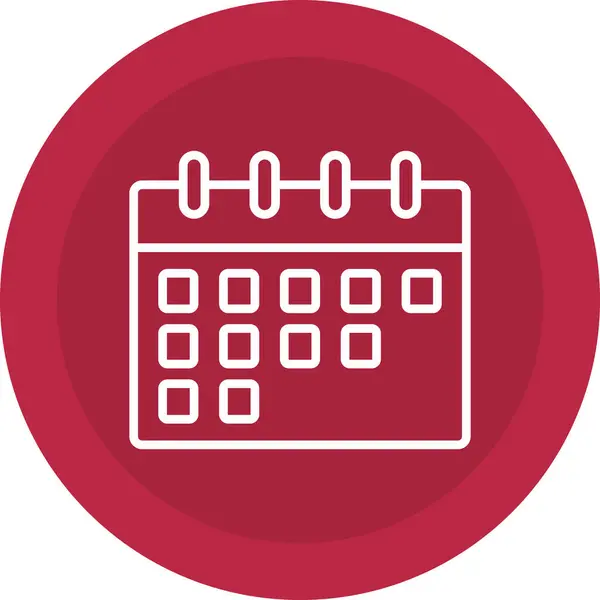Takvim simgesi vektör illüstrasyonu