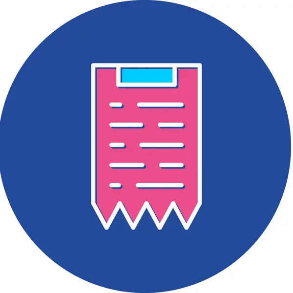 belge simgesi vektör illüstrasyonu