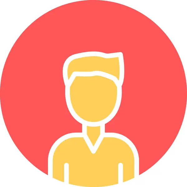 Düz biçimli Avatar insan simgesi