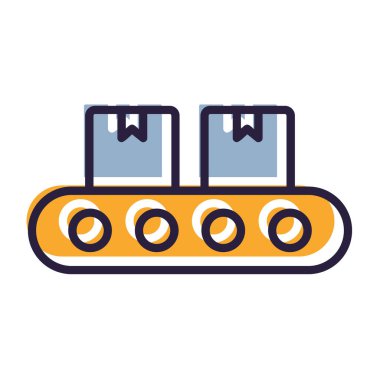 iki renk bellek ikonu vektörü.