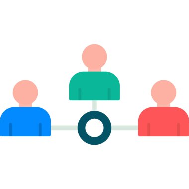 ağ vektörü rengi modern simge