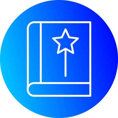 Yıldız simgesinin vektör illüstrasyonu