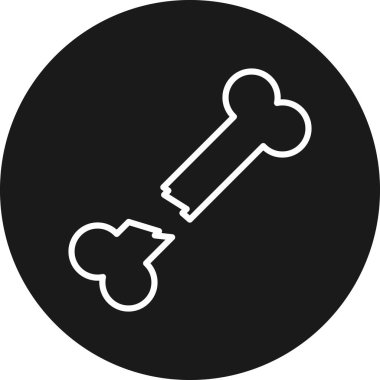 Bir köpeğin siyah beyaz ikonunun vektör çizimi