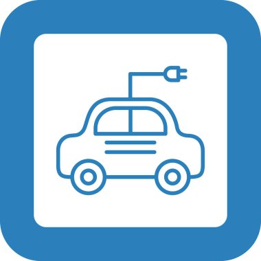 araba simgesi vektör illüstrasyonu