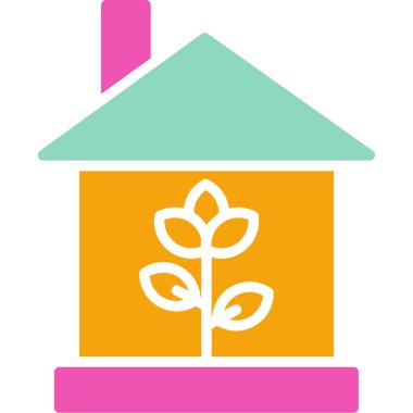 Ev simgesinin vektör illüstrasyonu