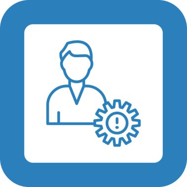 dişli simgesinin vektör illüstrasyonu