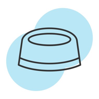 Şapka simgesi vektör illüstrasyonu