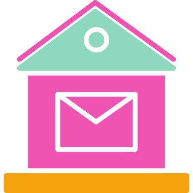 Bir harf simgesinin vektör illüstrasyonu