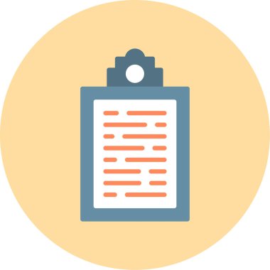 Belge. Web simgesi basit illüstrasyon