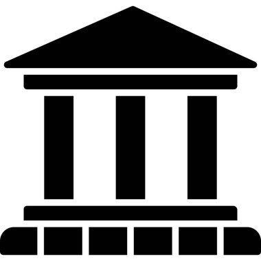 Banka oluşturma vektör simgesi