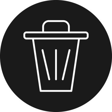 Çöp kutusu çizim simgesi