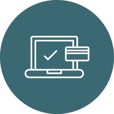 vektör dizüstü simgesi illüstrasyonu