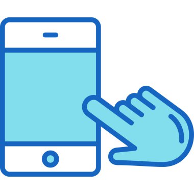 Telefon simgesi vektör illüstrasyonu