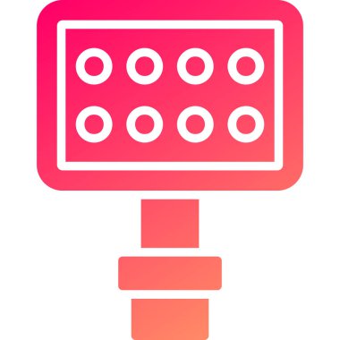 Modern simgenin vektör illüstrasyonu