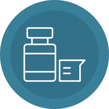 Şişe. Web simgesi basit illüstrasyon