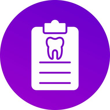 Diş modern simgesinin vektör illüstrasyonu