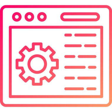 seo modern simgesinin vektör illüstrasyonu