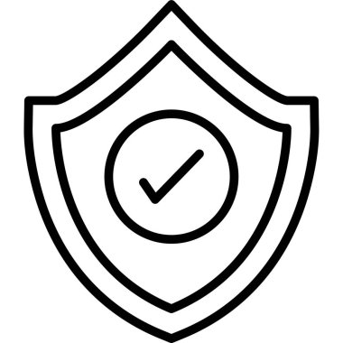 İşaret simgesini işaretle. Web için işaretli vektör simgelerinin özet çizimi