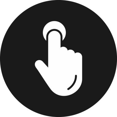 Ana hat biçiminde parmak jest simgesine tıklayın