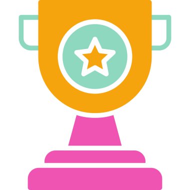 Kupa. Web simgesi basit tasarım