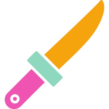 bıçak simgesi vektör illüstrasyonu