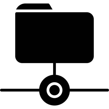 Römork simge vektör çizim