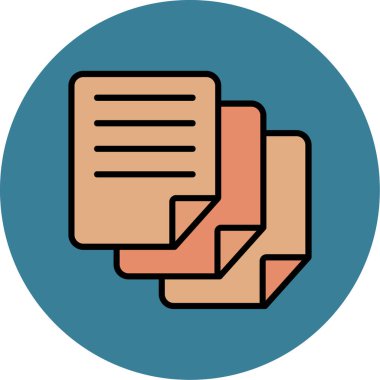 Bir kitap simgesinin vektör illüstrasyonu