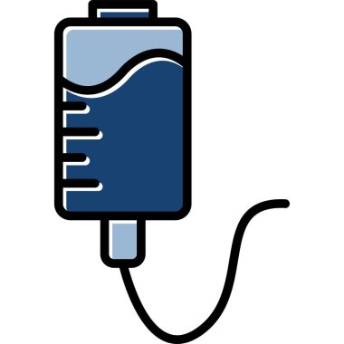 elektrik dolgu vektörü simgesi