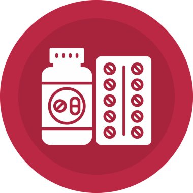 modaya uygun arka planda tıp simgesi