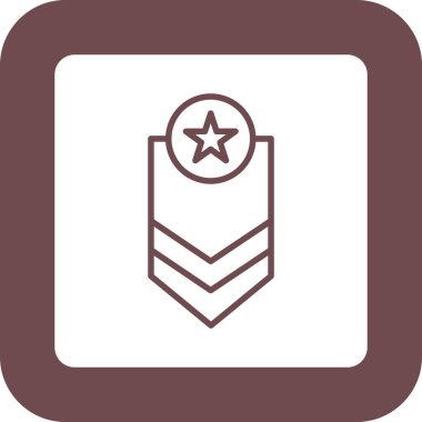 Yıldız simgesinin vektör illüstrasyonu