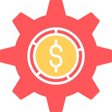 Dolar. Web simgesi basit illüstrasyon