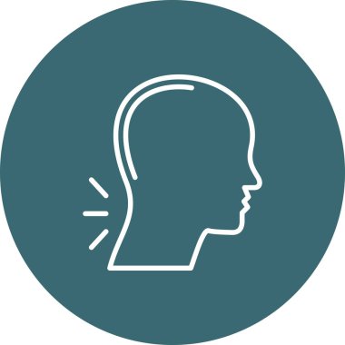 İnsan simgesinin vektör illüstrasyonu