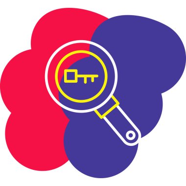 Ara. Web simgesi basit illüstrasyon