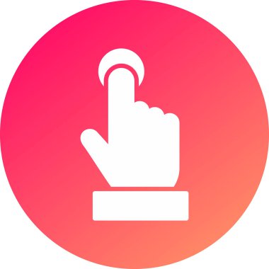 Kırmızı bir simgenin vektör illüstrasyonu