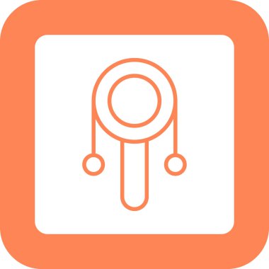 Modern b 'nin vektör illüstrasyonu tıbbi simgeden yoksun