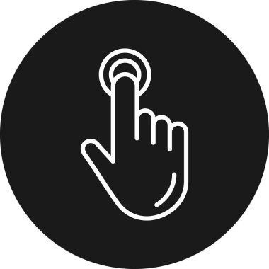 El imleci simgesi, basit tarzı