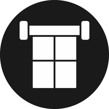 spor salonu ve fitness vektör simgesi